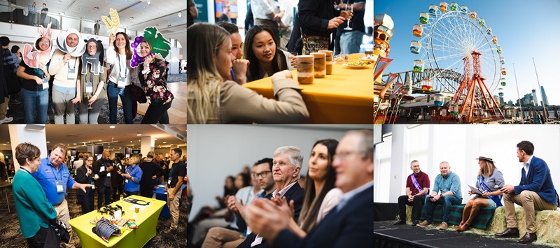 Montage of photos from AgCatalyst 2022