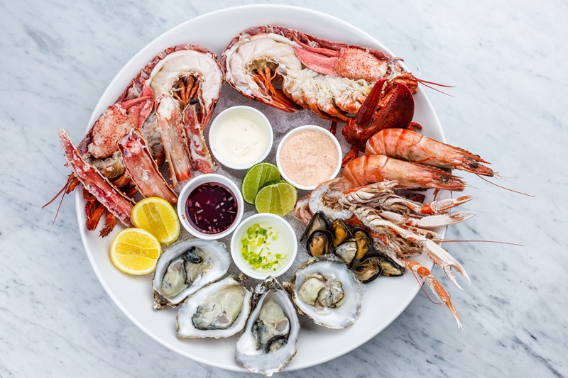A seafood platter