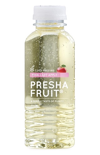 Preshafruit single variety, high pressure processed apple juice  ©Preshafruit