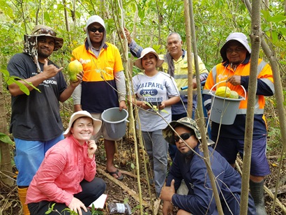 CSIRO and Pacific researchers working together.