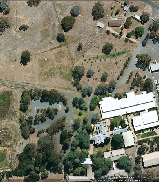 ariel view of crace site for heritage purposes