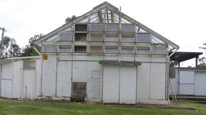 Insect building at black mountain, c2010.
