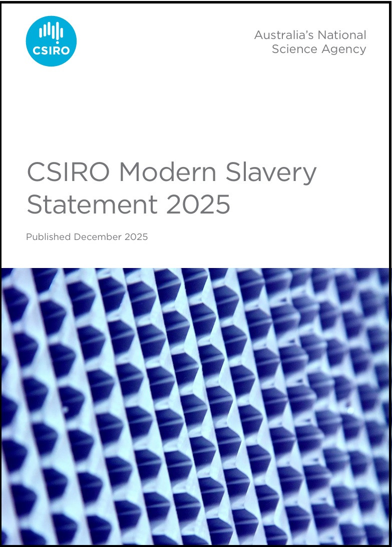 Modern Slavery Statement 2025 cover