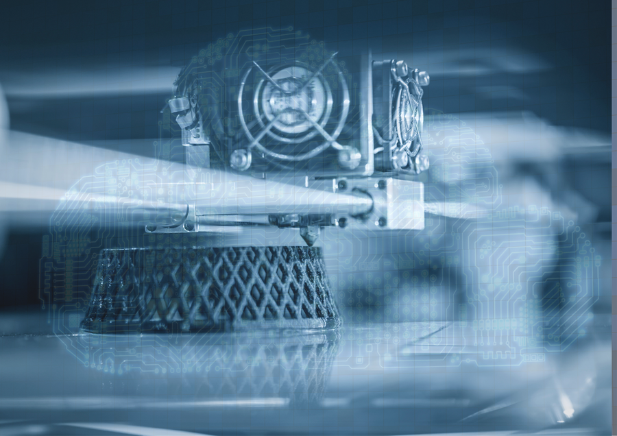 Abstract detail of machine parts