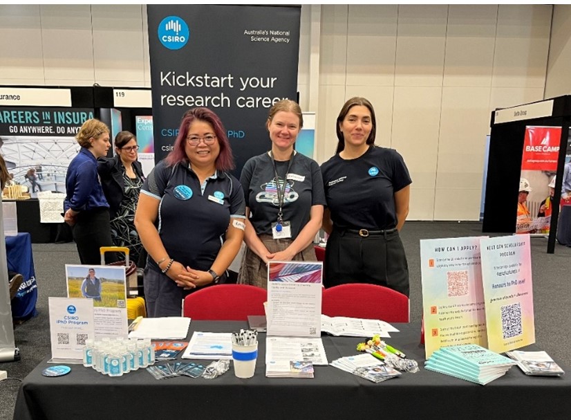 iPhD staff at the Big Meet Careers Fair
