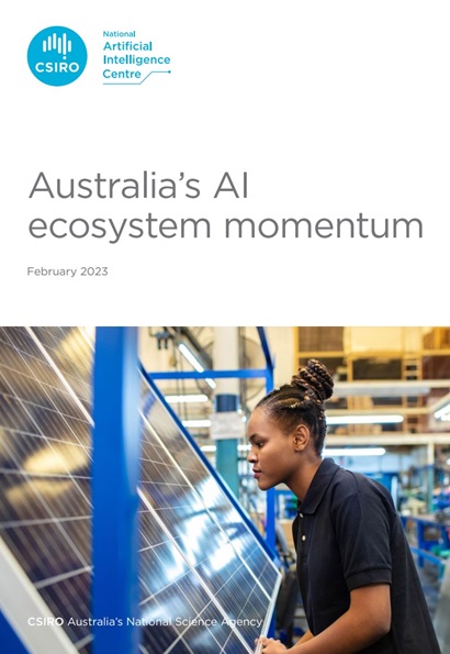 Australia’s AI ecosystem momentum report cover