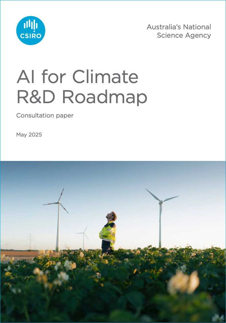 AI for Climate R&D Roadmap Consultation paper cover