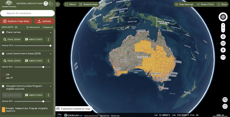 National Drought Map