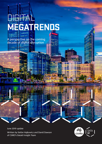 Cover Image of Digital Megatrends report 2019