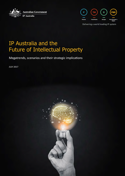 Cover Image ofIP Australia and the Future of Intellectual Property report 