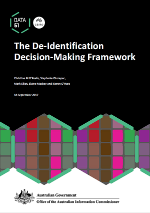 The De-Identification Decision-Making Framework report cover