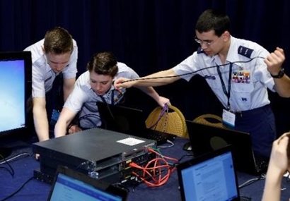 CyberTaipan teams setting up