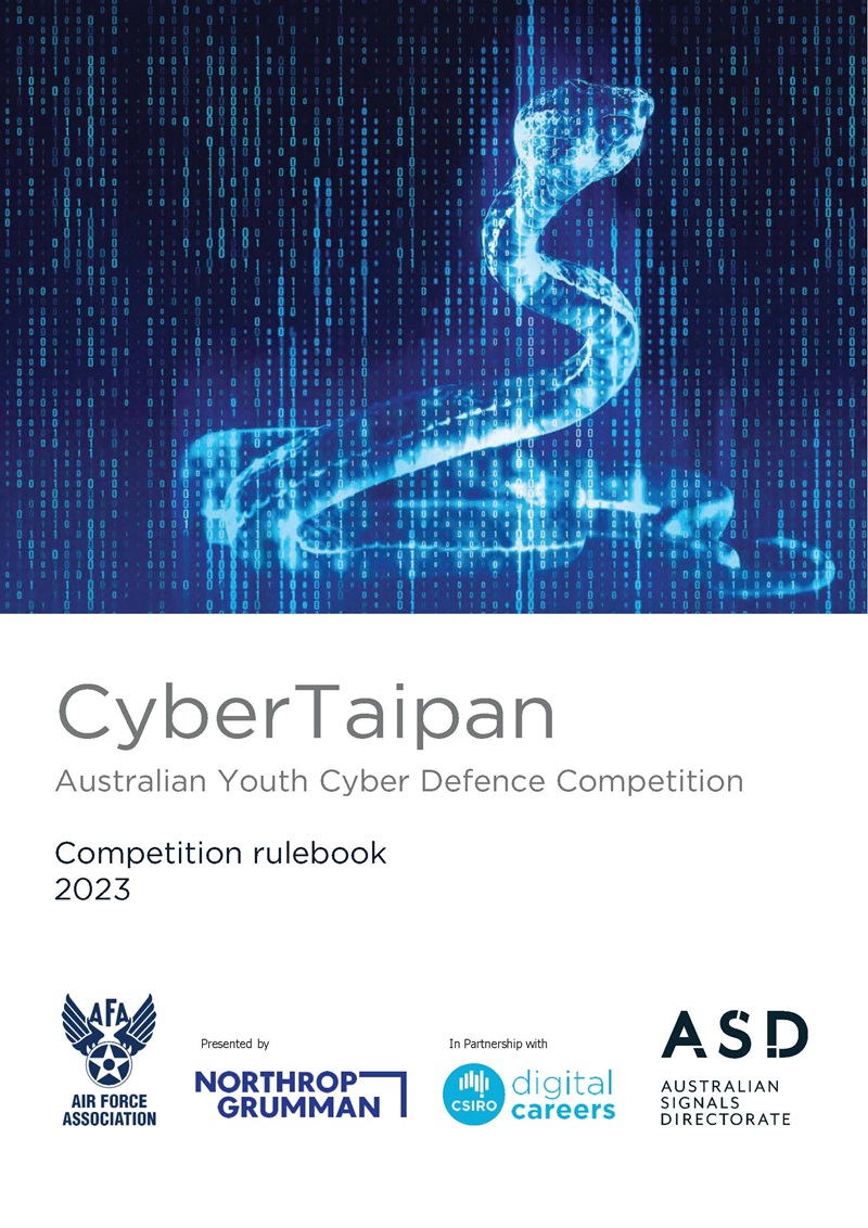 Cover image of the CyberTaipan Rulebook.