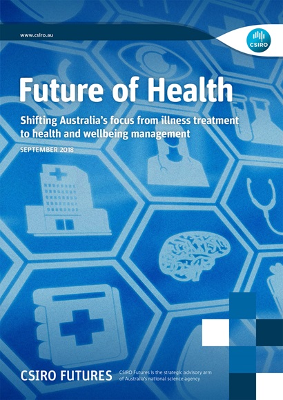 Front cover of the Future of Health Report
