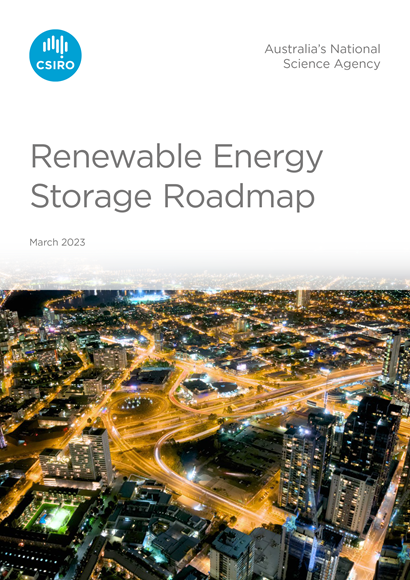 Renewable Energy Storage Roadmap report cover