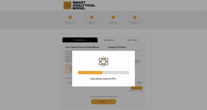 Software platform screenshot