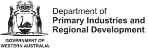 Logo for the Department of Primary Industries and Regional Development, Government of Western Australia. 