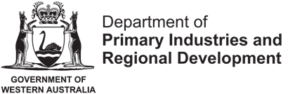 Logo for the Department of Primary Industries and Regional Development, Government of Western Australia. 
