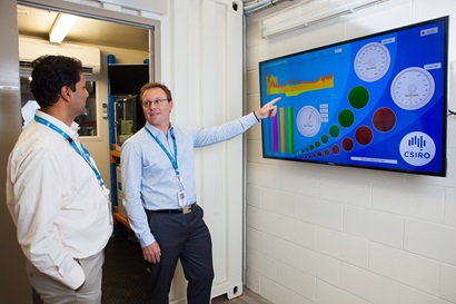 CSIRO staff assess the data using SEIF