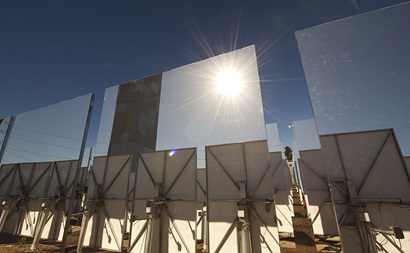 Image of a solar thermal research facility