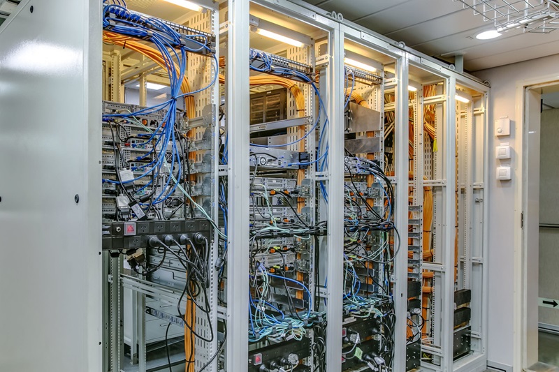 Photo of data processing equipment
