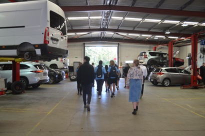 Students at Brian Hilton Motor Group