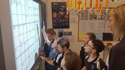 Students playing Killer Sudoku.
