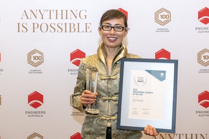 Helen was recognised as Australia’s 2019 Professional Engineer of the Year.