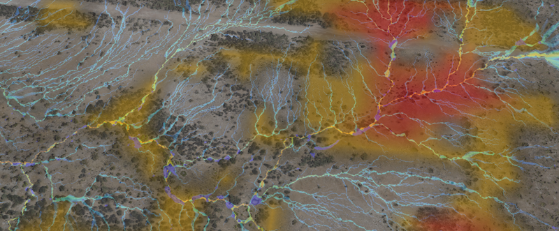 Image showing digital surface water mapping over Northern Territory terrain.