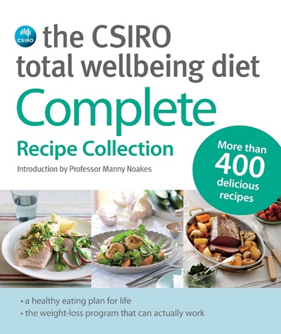 A photo of the book cover for the CSIRO Total Wellbeing Diet Complete Recipe Collection