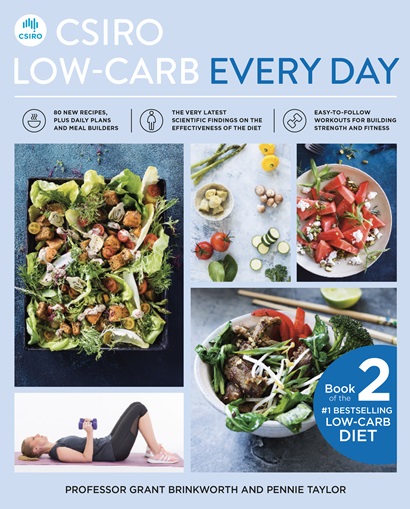 Front cover of CSIRO Low Carb Everyday book