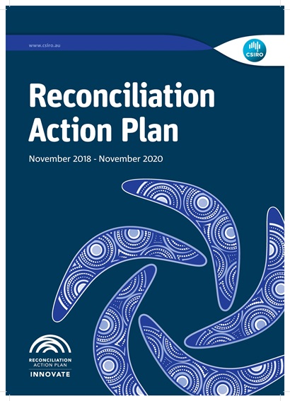 Image of the front cover of CSIRO's Reconciliation Action Plan 2018-2020