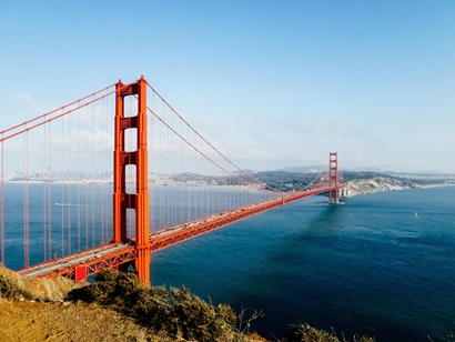 Image of the Golden Gate Bridge in the United States