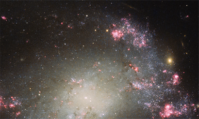 Image of solar system with stars