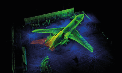 Laser Mapping of a Plane