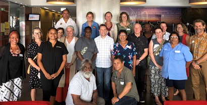 Group photo of people from the Indigenous-led Bush Products Sector.