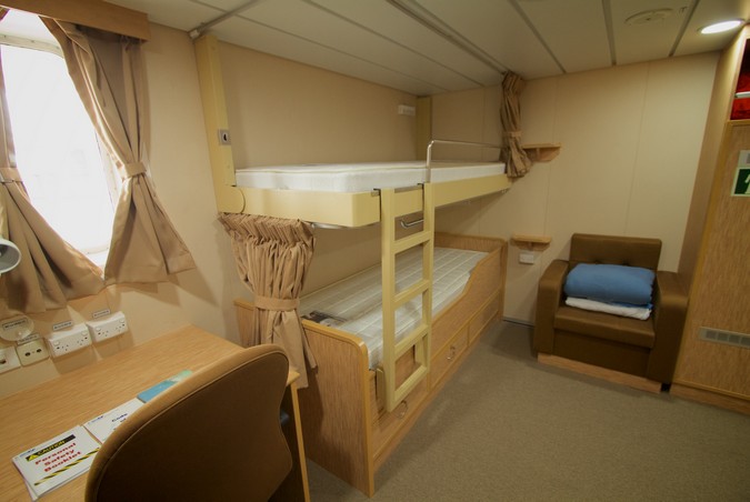 interior of a room cabin