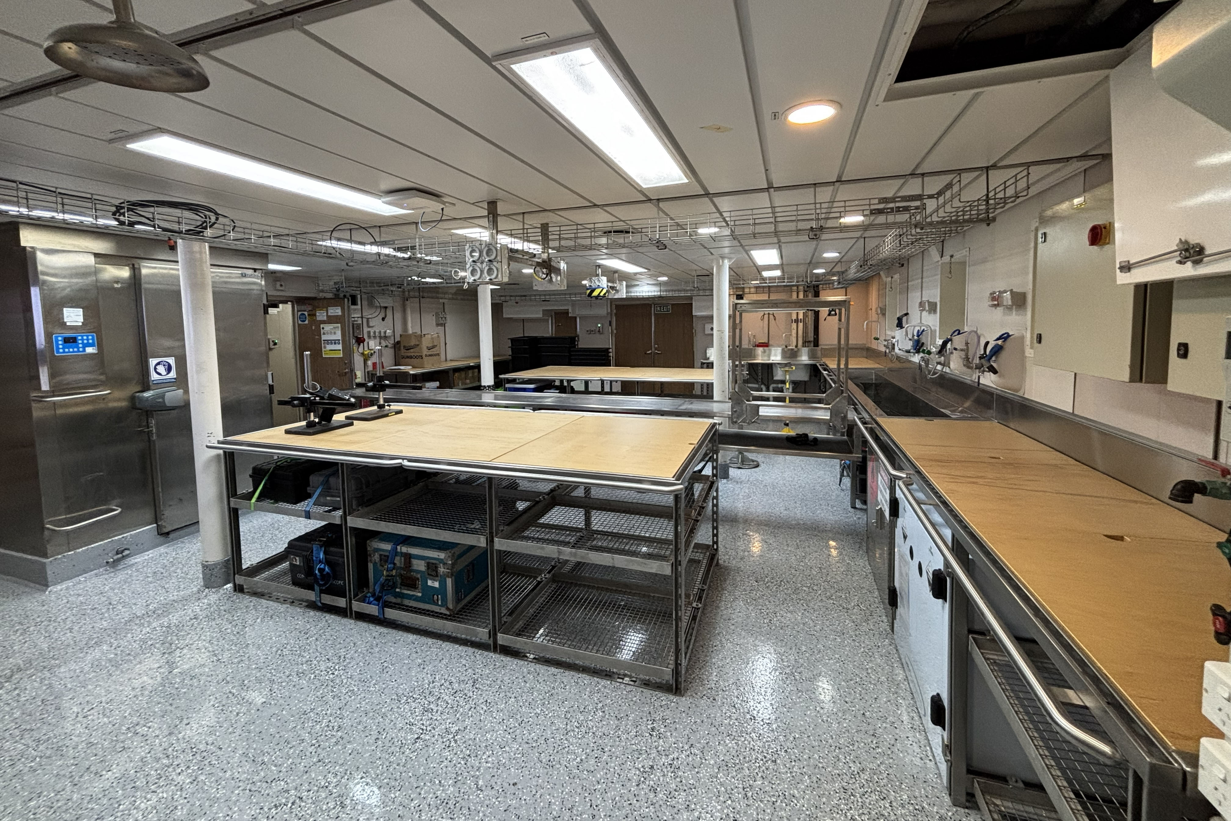 A scientific laboratory.