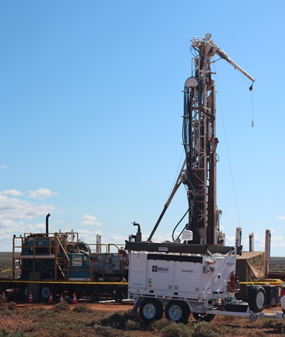 Lab-at-Rig set up at a drill site. 