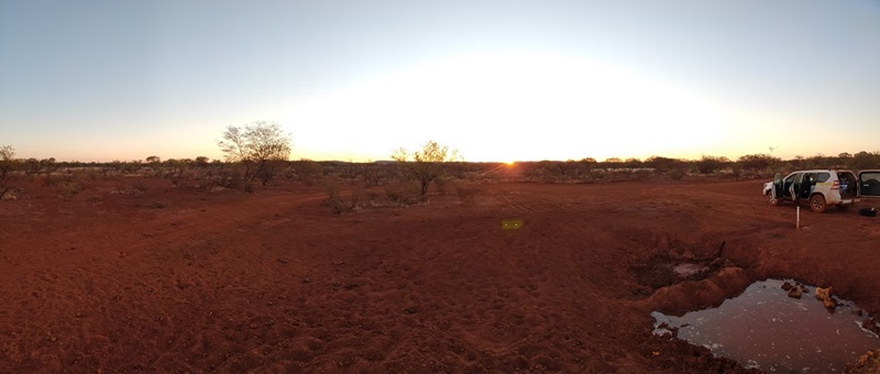 Red dirt outback landscape