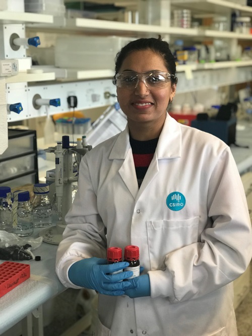 CSIRO's Senior Postdoctoral Fellow, Dr Ruhani Singh has developed a technology which can preserve the structure and function of live viral vaccines after heat challenges up to 37 degrees for 3 months.