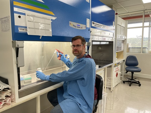 Dr Daniel Layton at CSIRO's Australian Centre For Disease Preparedness.