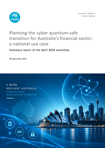 The cover of a report  