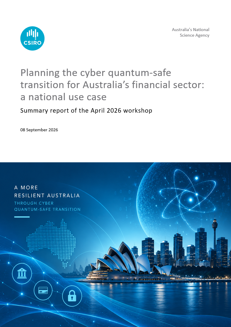 The cover of a report  