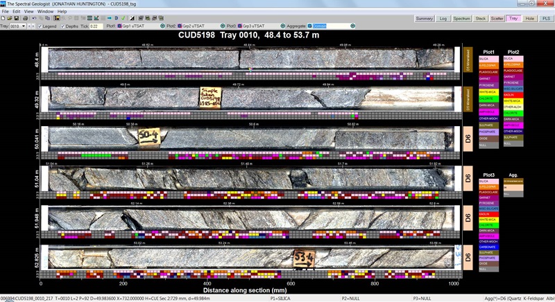 Screen shot of web interface