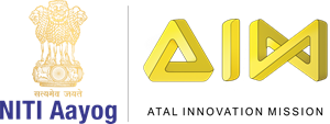 Atal Innovation Mission (AIM) logo.