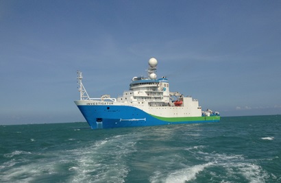Ship at sea