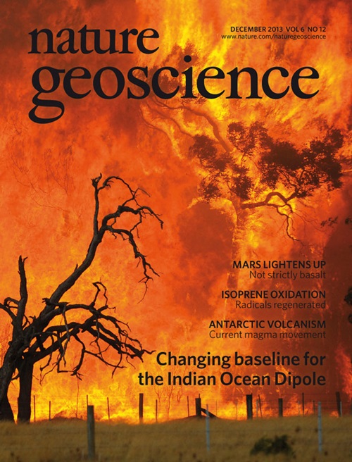 The December issue of Nature Geoscience.