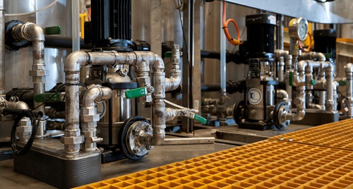 Machinery in the nickel processing pilot plant at CSIRO in Perth.