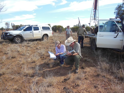 Soil sampling provides important data for the Grid and many parts of Australia have little data available.